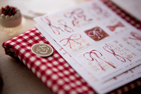 Frimerke Klistremerker - "Ribbon Bow"