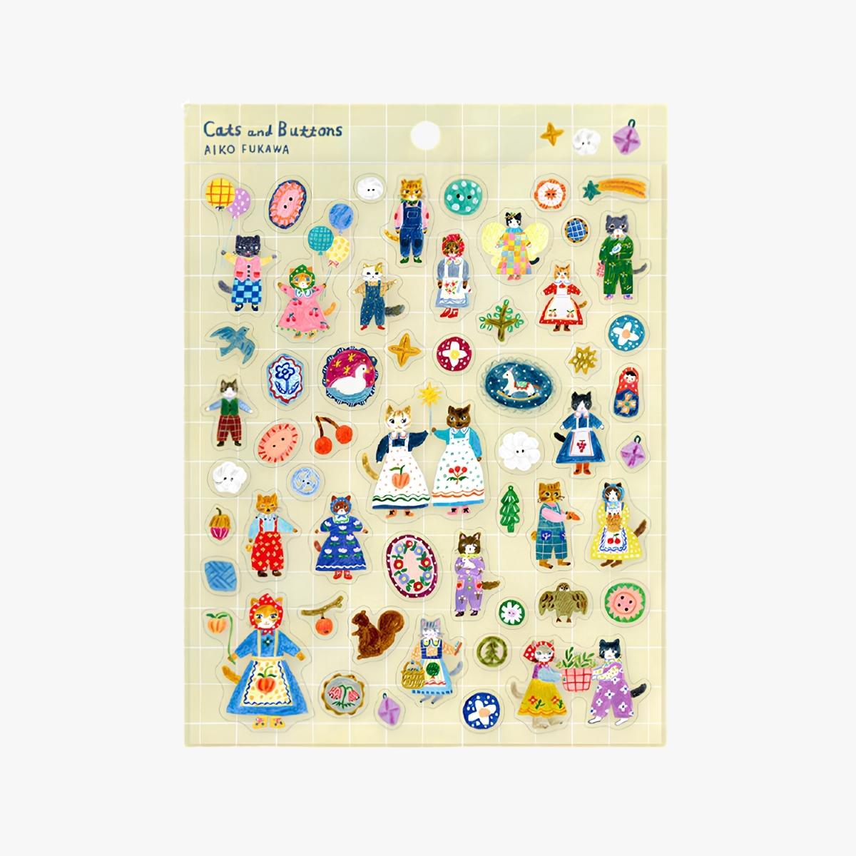 Stickers — Cats & Buttons