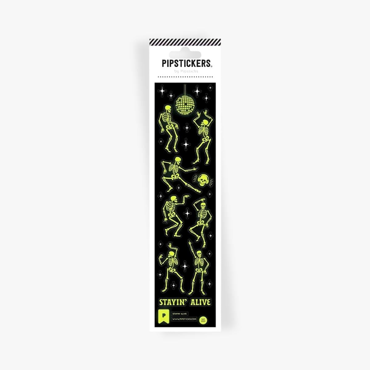 Glow-In-The-Dark Skjelett Klistremerker