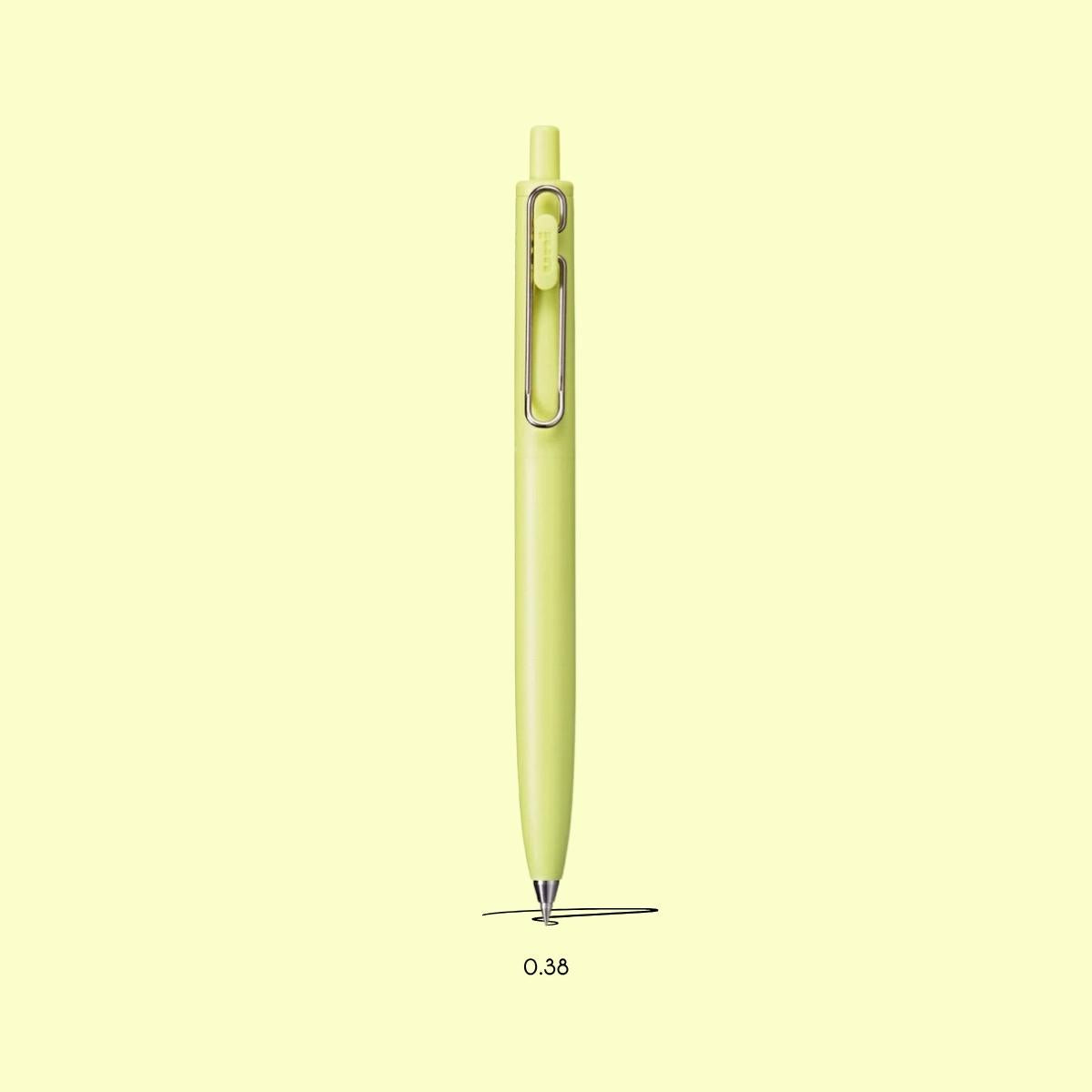 Uni-Ball One F — Yellow