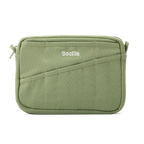 Soolla Studio Pouch in Ganja Green, a green heavyweight duck canvas pouch with 20 interior pockets