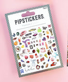 Dream World sticker details showing hand-drawn vintage design elements and whimsical illustrations