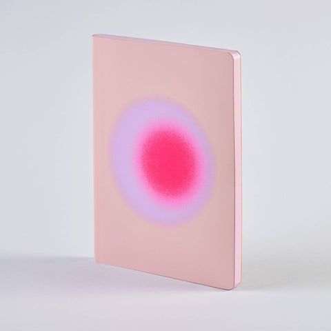 Bullet Journal i Lær - Rosa Aura A5+