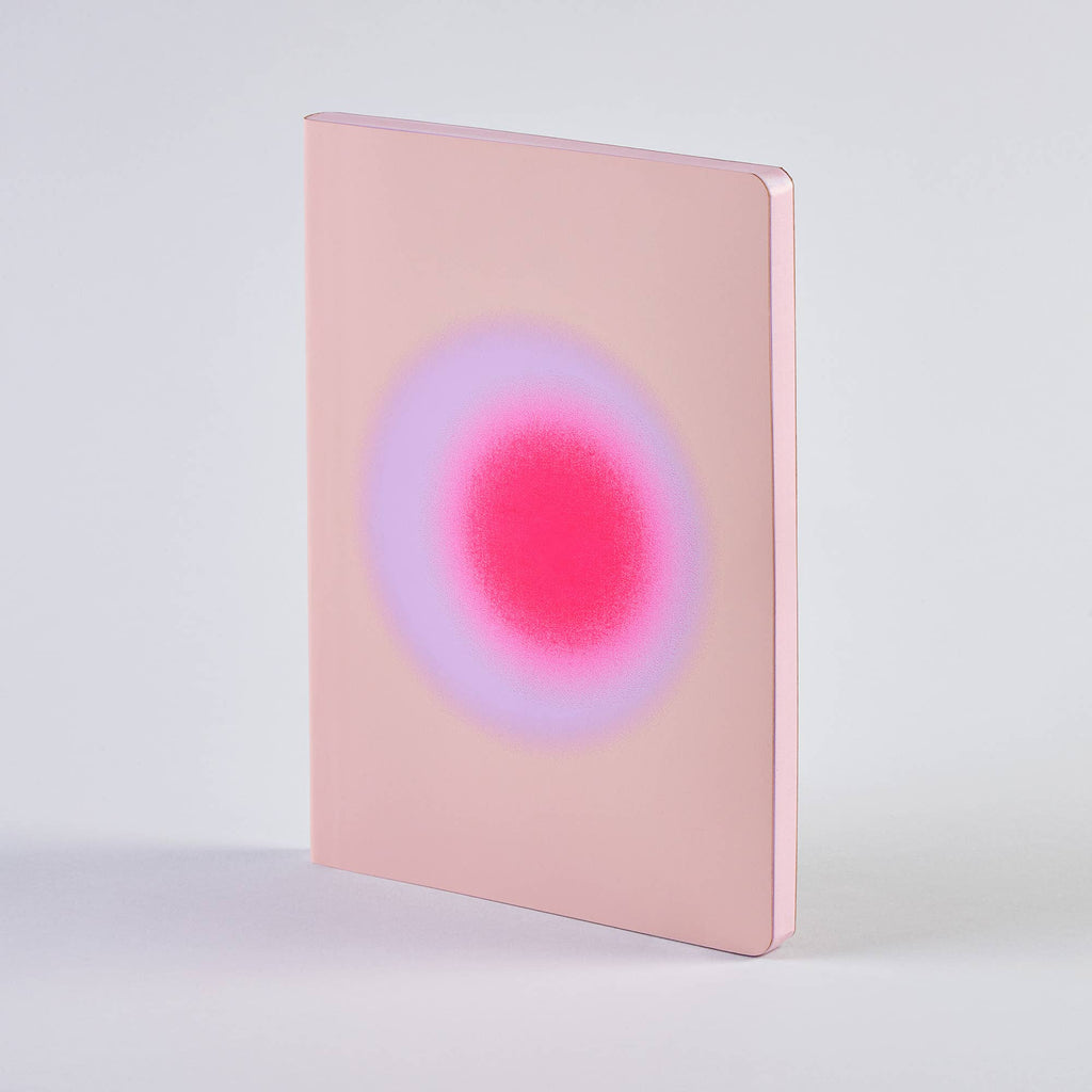Leather Bullet Journal — Pink Aura A5+