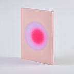 Leather Bullet Journal — Pink Aura A5+