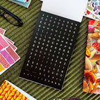 Cosy Season junk journal sticker book by Pipsticks — sticker pages detail 4
