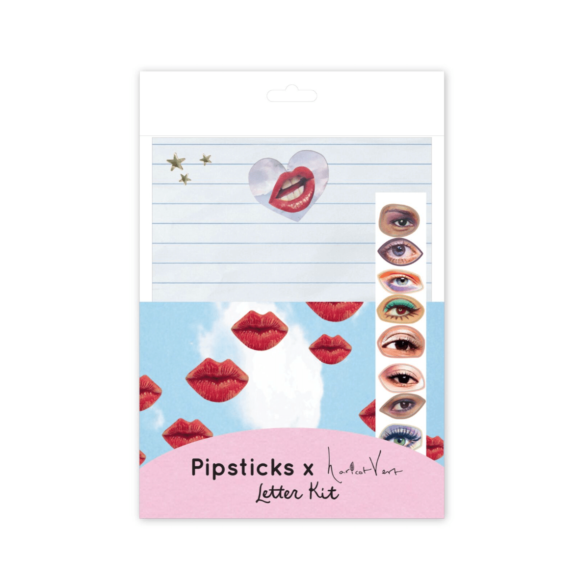 Art Of Things Notepad by Haricot Vert with golden stars and blue sky dreamy aesthetic