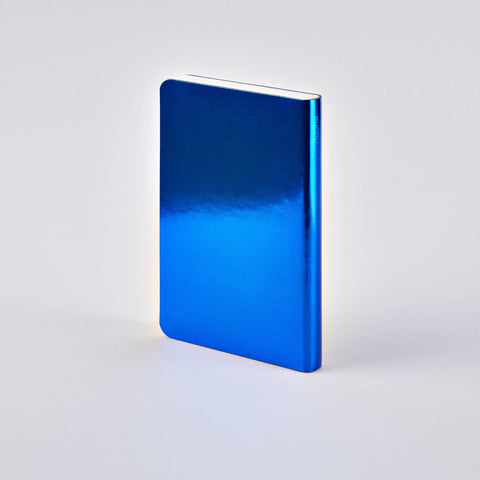 Shiny Bullet Journal — Metallic Blue A6