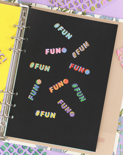 Alphabet Stickers — 3D Fun Mix