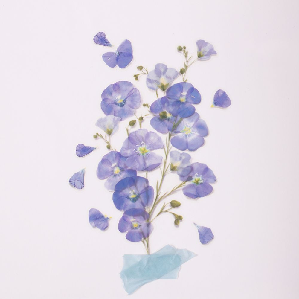 Lin — Pressede Blomster Klistremerker