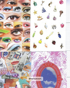Daydreams Sticker Postcard Book cover with bold typography and dreamy design elements