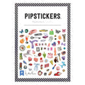Dream World Stickers by Haricot Vert featuring colorful vintage items and dreamy aesthetic