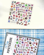 Haricot Vert Dream World sticker sheet with vintage-inspired illustrations including flowers, clouds, and girlhood nostalgic imagery