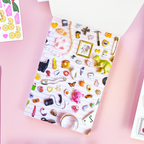 Daydreams postcard featuring bold illustrations and vibrant colors