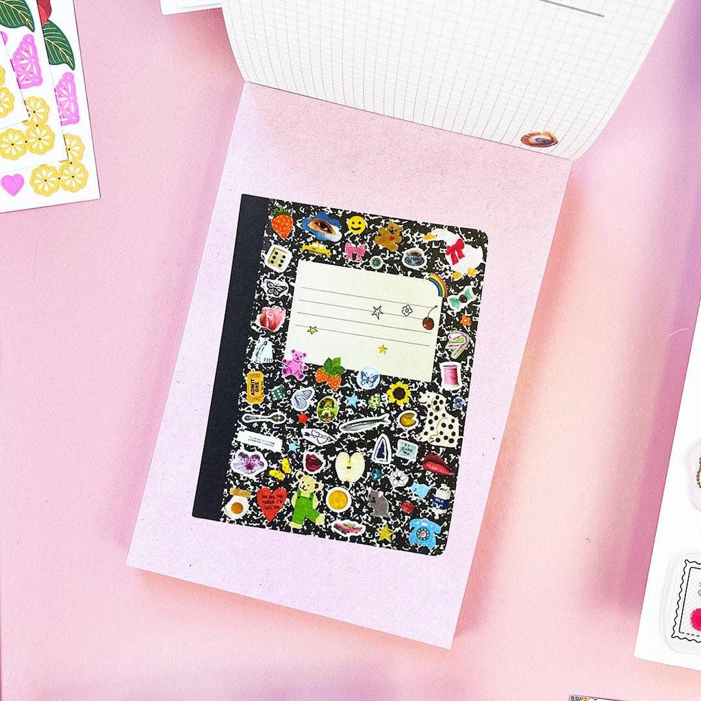 Daydreams postcard with decorative border and space for personalized note
