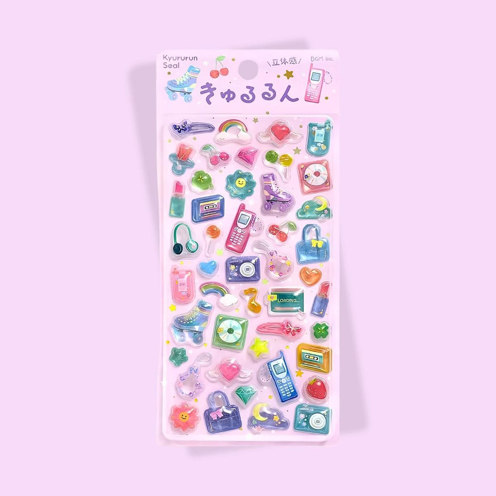 90s Retro — 3D Stickers