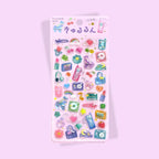 90s Retro — 3D Stickers