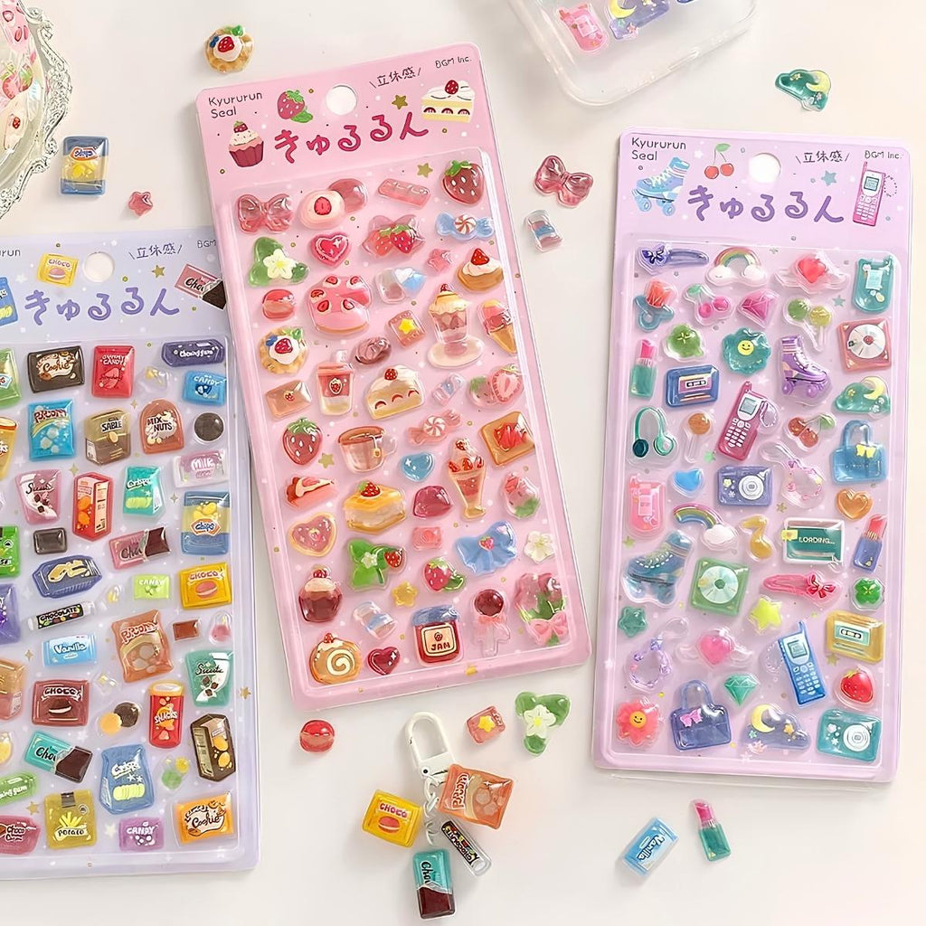 90s Retro — 3D Stickers