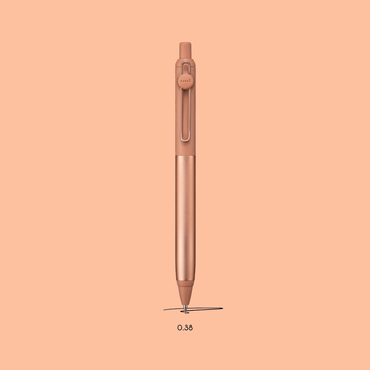Uni-Ball Zento Flow — Agate Orange 0.38