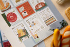 Foiled Stamp Stickers - Bakery Cheers
