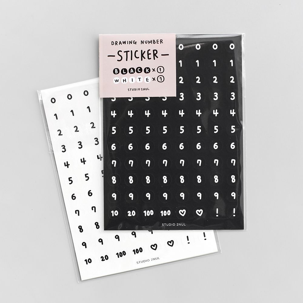 Number Stickers