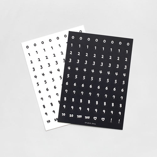 Number Stickers