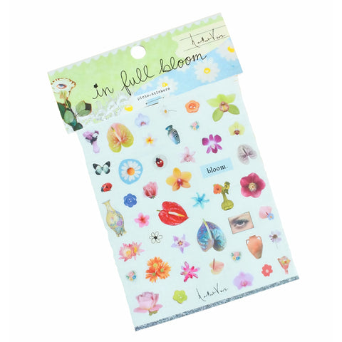 Bloom Stickers by Haricot Vert featuring spring and garden-inspired botanical imagery