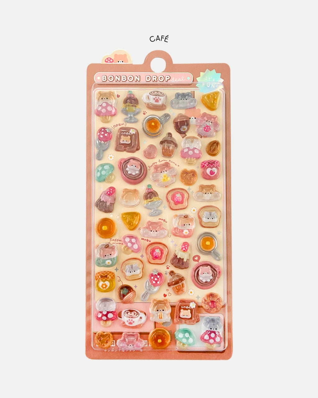 Café — 3D Sticker