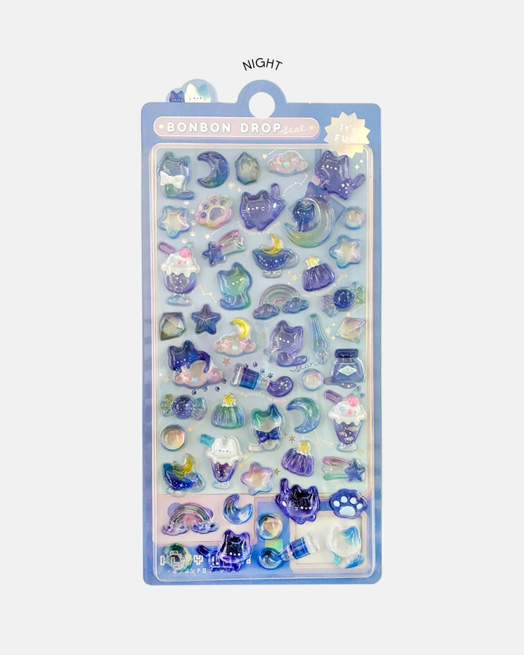 Night — 3D Sticker