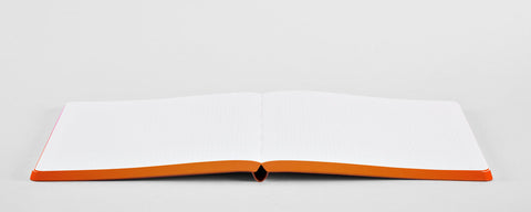 Leather Bullet Journal — Neon Pink A5+