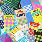 Kalender Klistremerkepakke — 24 Stk