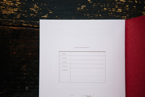 "Card Folder" - A5 Notatbok