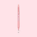 Pink mechanical pencil on a light pink background