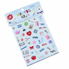 Crafty Girl Stickers by Haricot Vert with craft-inspired whimsical design elements