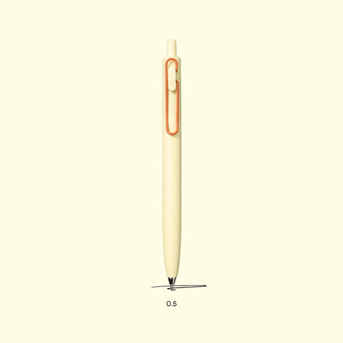 Uni-Ball One F — Yellow & Orange