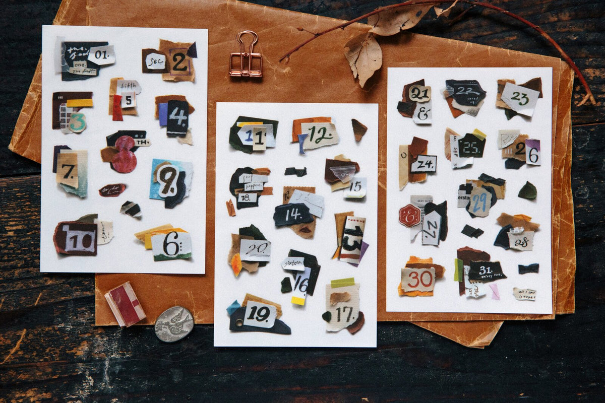 Transfer Stickers — "Days"