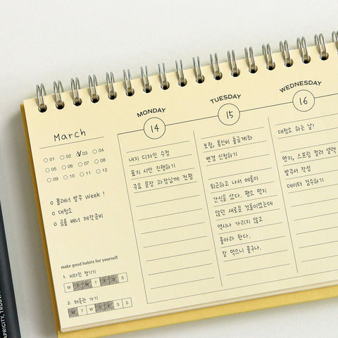 Desktop Weekly Planner