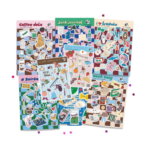 Eat The Moon — Klistremerke Bundle