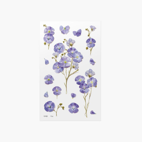 Pressede Blomster Klistremerker