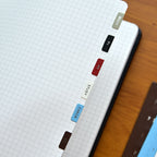Index Stickers — Foiled Leather Finish