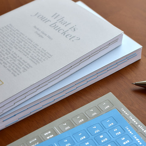 Index Stickers — Foiled Leather Finish