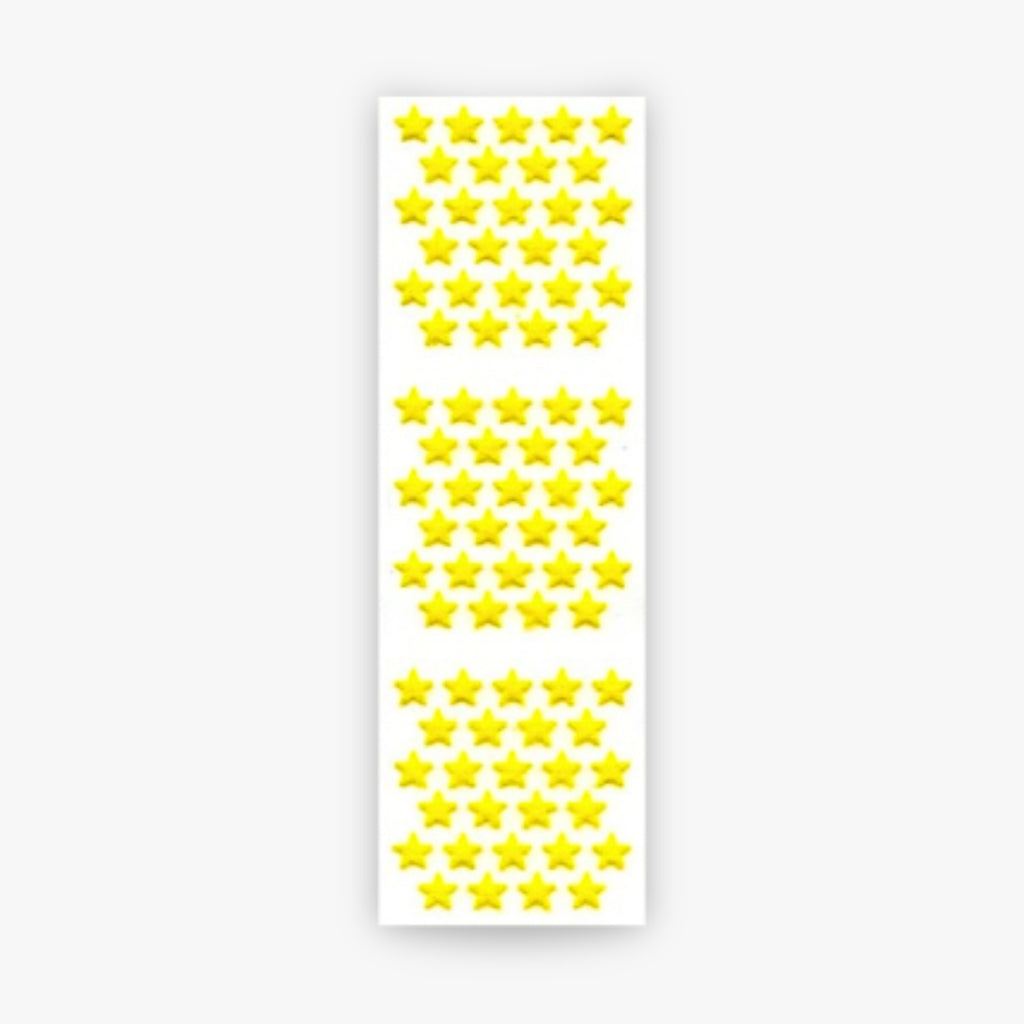 Flocked Star Stickers