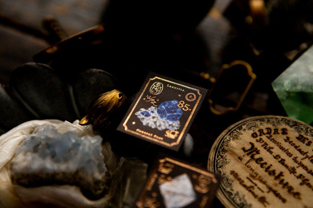 Foiled Stamp Stickers — "Gems"