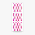 Heart Mini Stickers — Pink Glitter