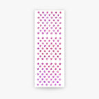 Mini Stjerne Klistremerker — Rosa Glitter