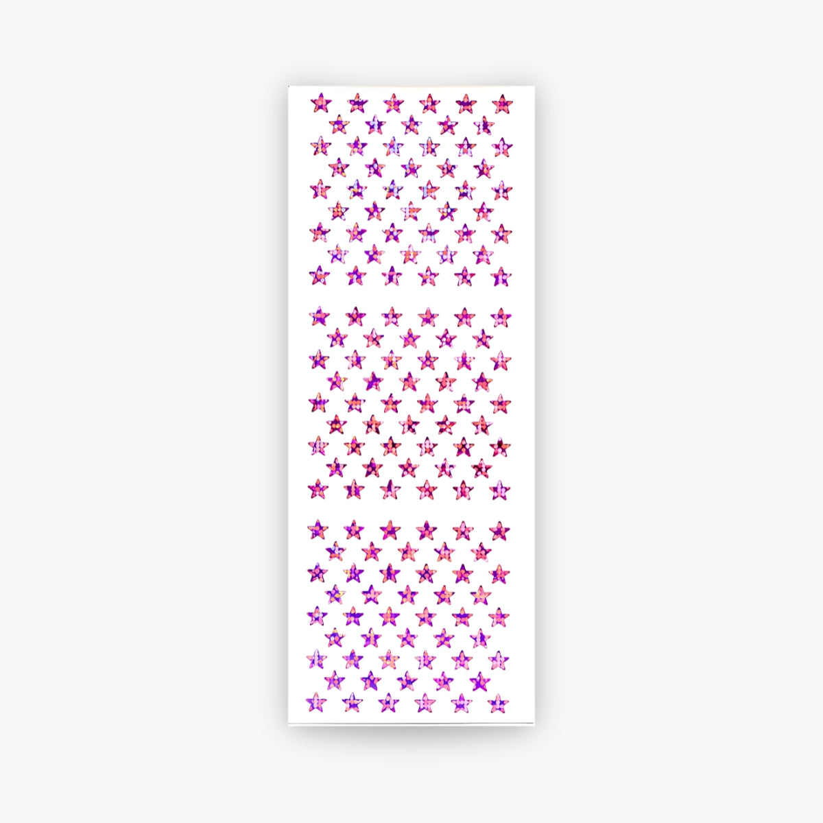 Star Mini Stickers — Pink Glitter