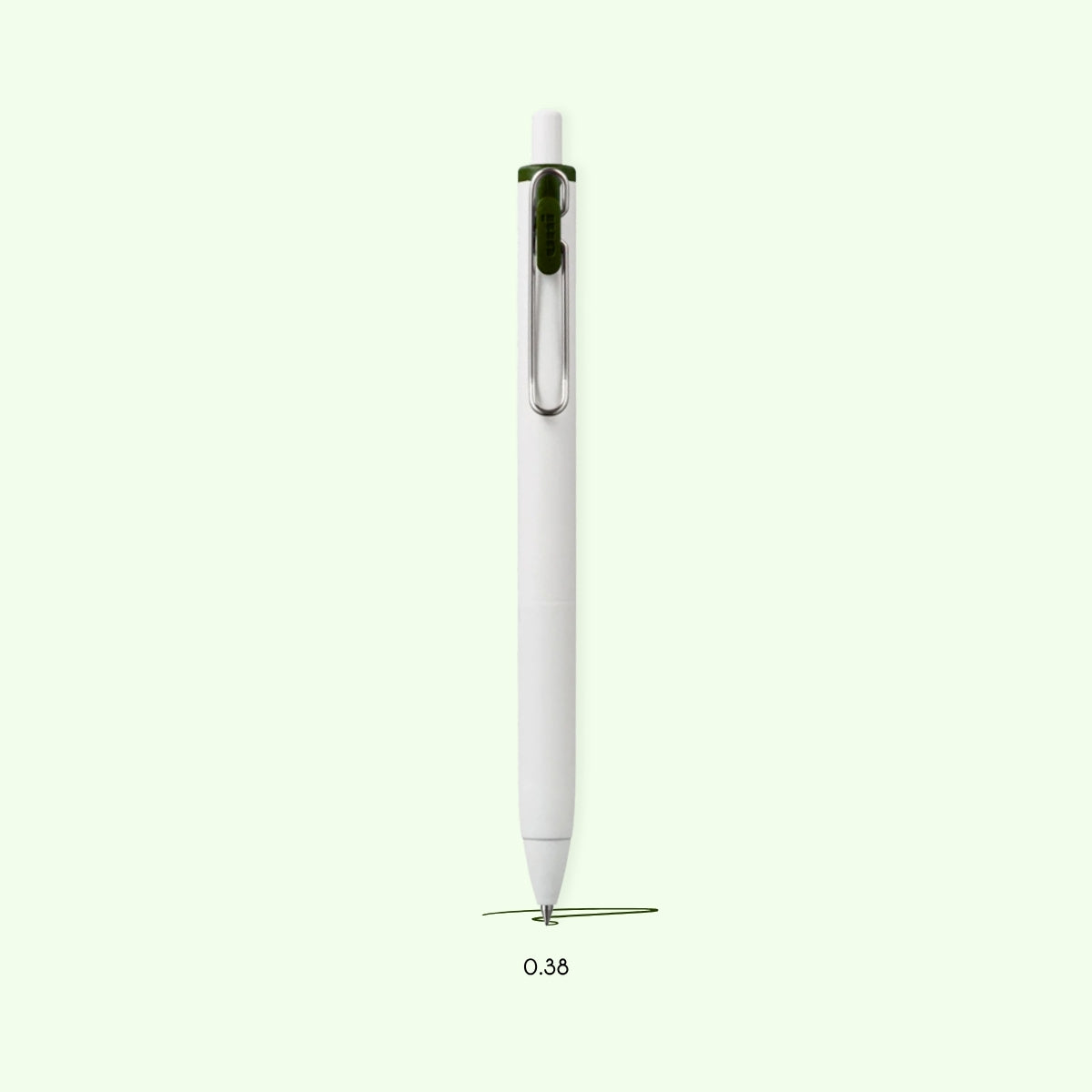 Uni-Ball One — Green Black