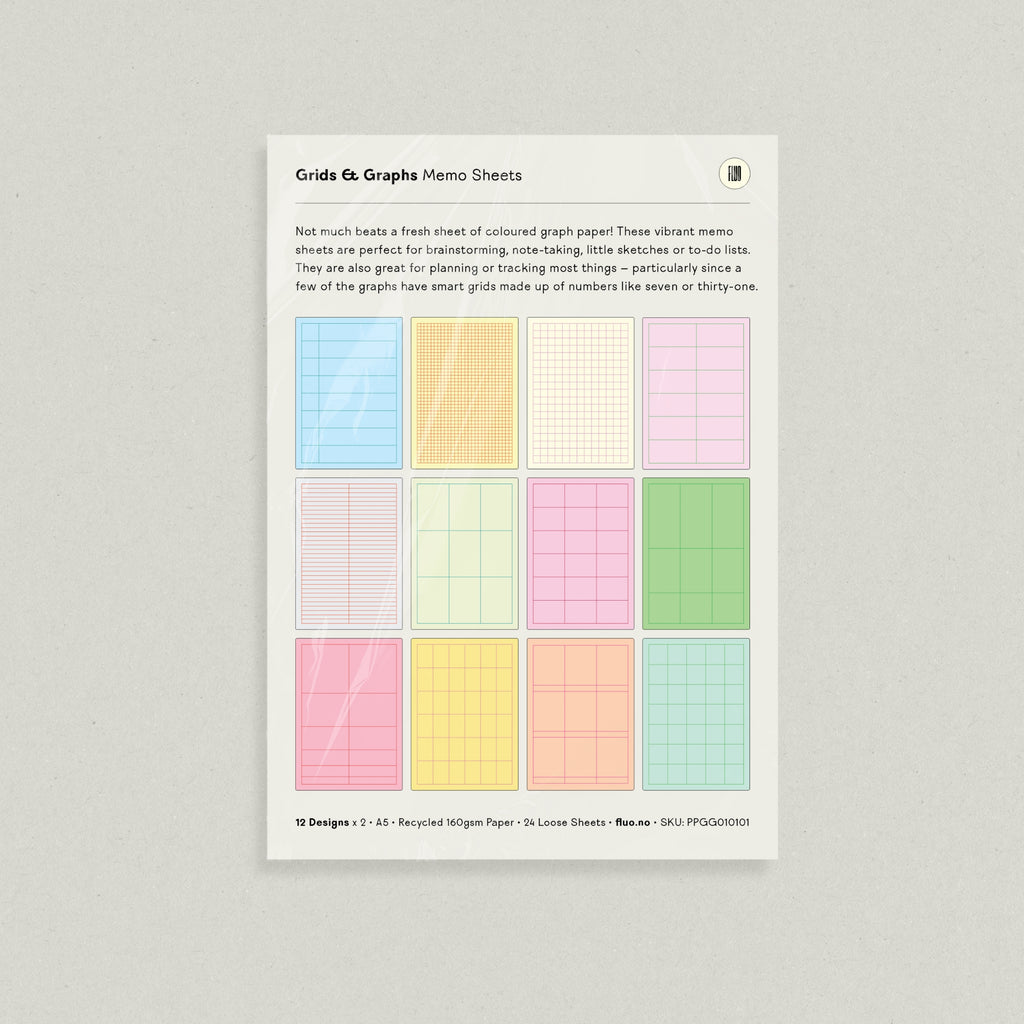 Grids & Graphs Memo Sheets