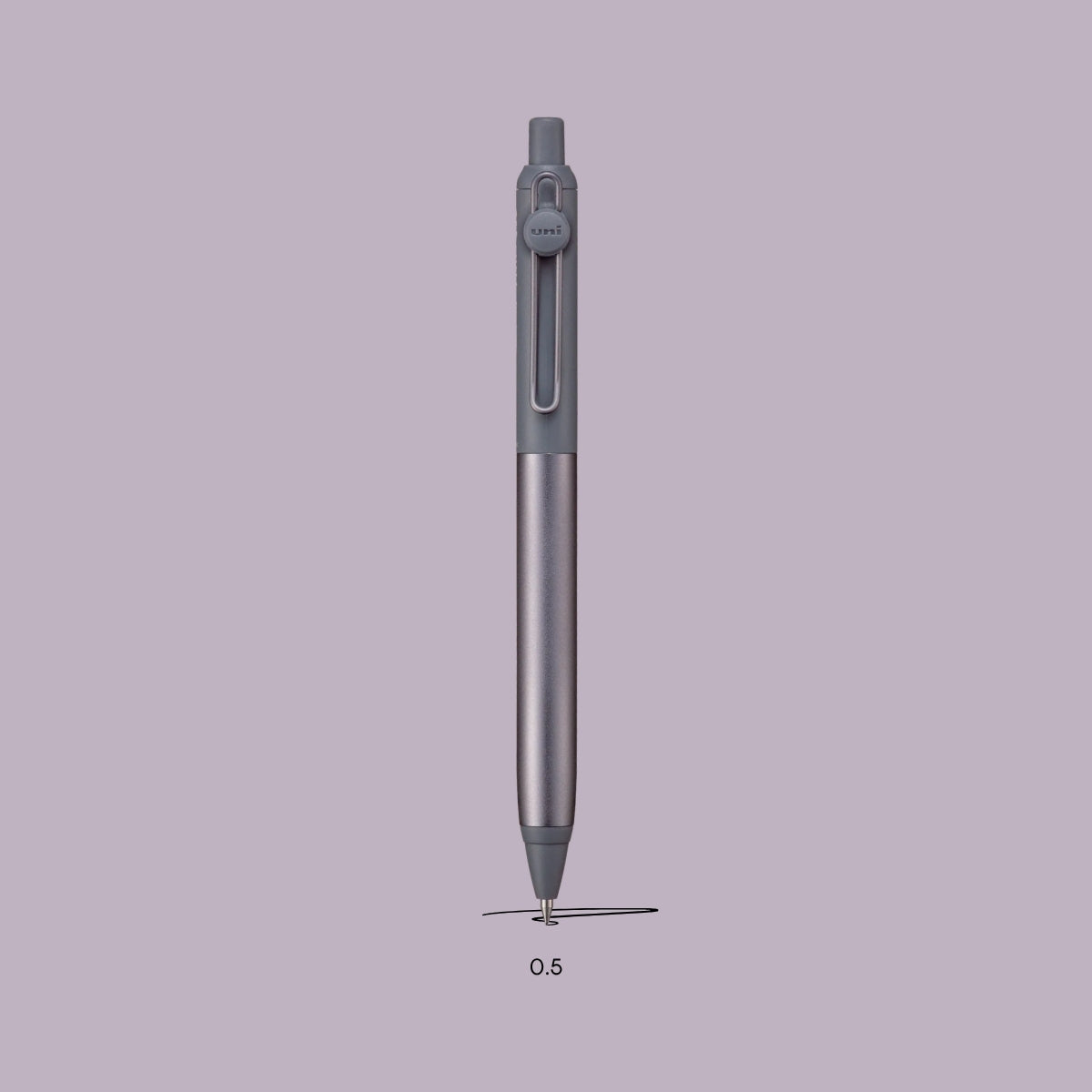 Uni-Ball Zento Flow — Hematite Grey 0.5