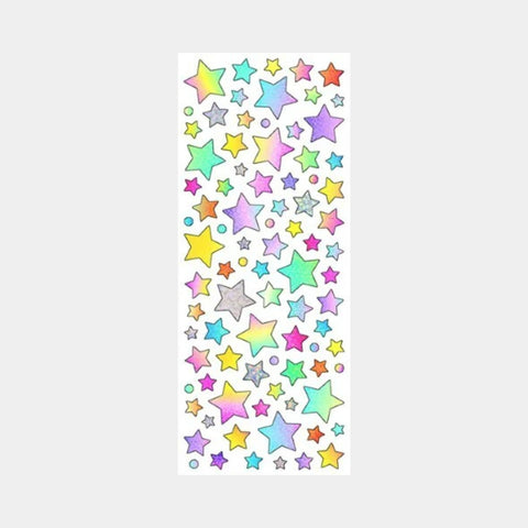 Glitrende Stjerne-Klistremerker